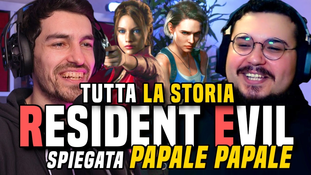 RESIDENT EVIL • TUTTA LA STORIA (spiegata PAPALE PAPALE) w/ @IlCanaleDiChroma