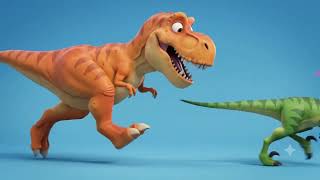 Tyrannosaurus rex, raptor and others having fun moment together # Dinosaur videos # Dinosaurs#