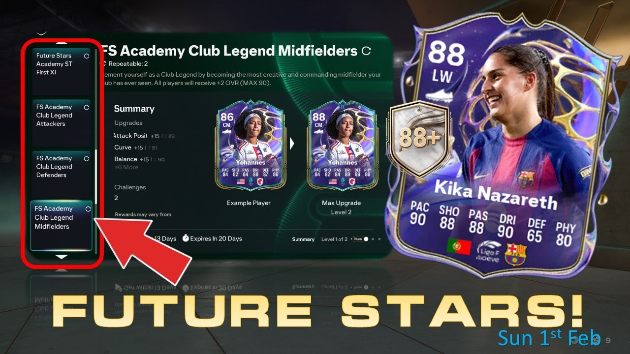 FC26 |   FULL Future Stars Academy NOW available! feat; Club Legend!   New Icon SBC and more!
