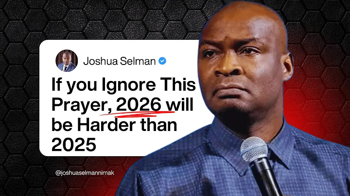 If You IGNORE This PRAYER, 2026 Will Be HARDER Than 2025 - MARK MY WORDS - APOSTLE JOSHUA SELMAN