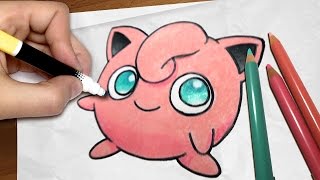 Desenhos de Pokemon Nyoromo - Como desenhar Pokemon Nyoromo passo