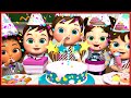 Happy Birthday Song   More | 🍌 Banana Cartoon 3D Nursery Rhymes Baby & Kids Songs 🍌