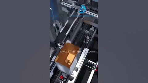 3D demonstration video of plastic bag inserting carton machine bag in box inserting machine