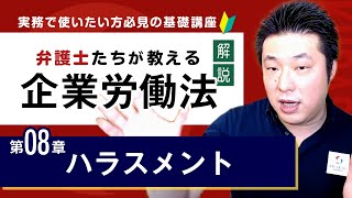 【解説】企業労働法実務入門 8章「ハラスメント」