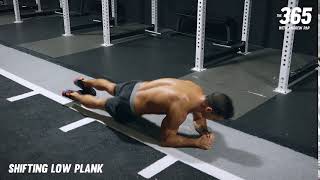 Andrew Pap's 365 Exercise Library - Shifting Low Plank