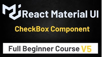 Material UI In React JS Tutorial #4 CheckBox Component | Material UI V5 | Urdu/Hindi