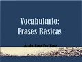 Vocabulario Árabe: Frases Básicas