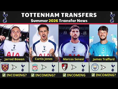 hondaslot777 x gloryslot777 - ✅ Berita Transfer Resmi Tottenham Hotspur Musim Panas 2026🔥 Ft. Marcos Senesi, C. Jones, Trafford...