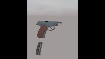 PM Makarov Reload and Inspect #blender #blender3d