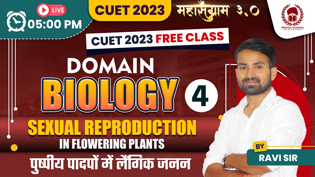 Sexual reproduction in flowering plants lec 04 | CUET Domain biology ...