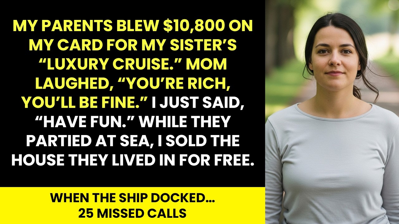 They stole $10,800 for my sister’s cruise… so I sold the house they lived in for free
