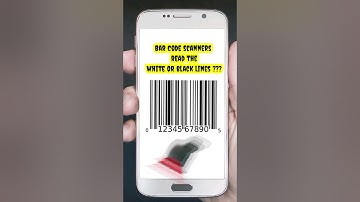Bar code scanner read the white or black lines ? #education #knowledge #shorts #shortfeed #viral #yt