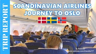 Tripreport - BURGER KING & SAS, Scandinavian Airlines Economy Class Flight to Oslo, Norway