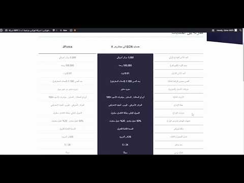 مقارنة حسابات الفوركس | حساب ecn | حساب JForex ✅