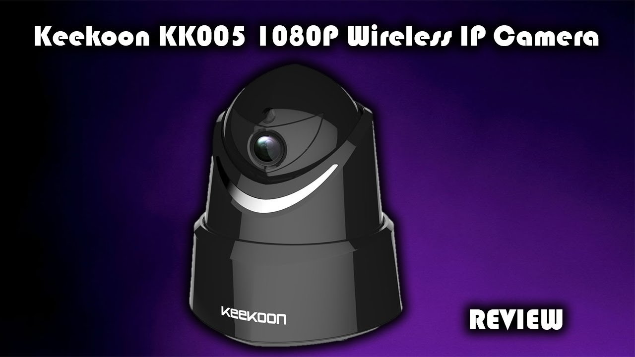 KeeKoon KK005 1080P WiFi IP Camera Review and App Setup - YouTube