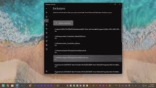 exclude the folder containing your games and the folder where you download your files