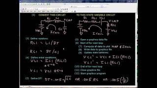 Time Domain Circuit Analysis to the Nth Order using a Unique State Variable Method