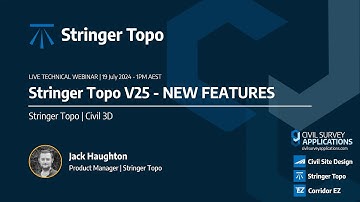 Webinar | Stringer Topo V25 (Civil 3D)