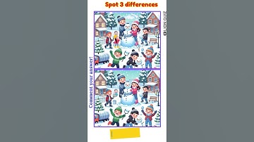 You Spot the 3 Differences? Test Your Observation Skills! #spotthedifference #LionQuiz