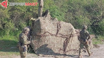 Zippermast 4 ISR: sensor mast technology for intelligence, surveillance and reconnaissance missions