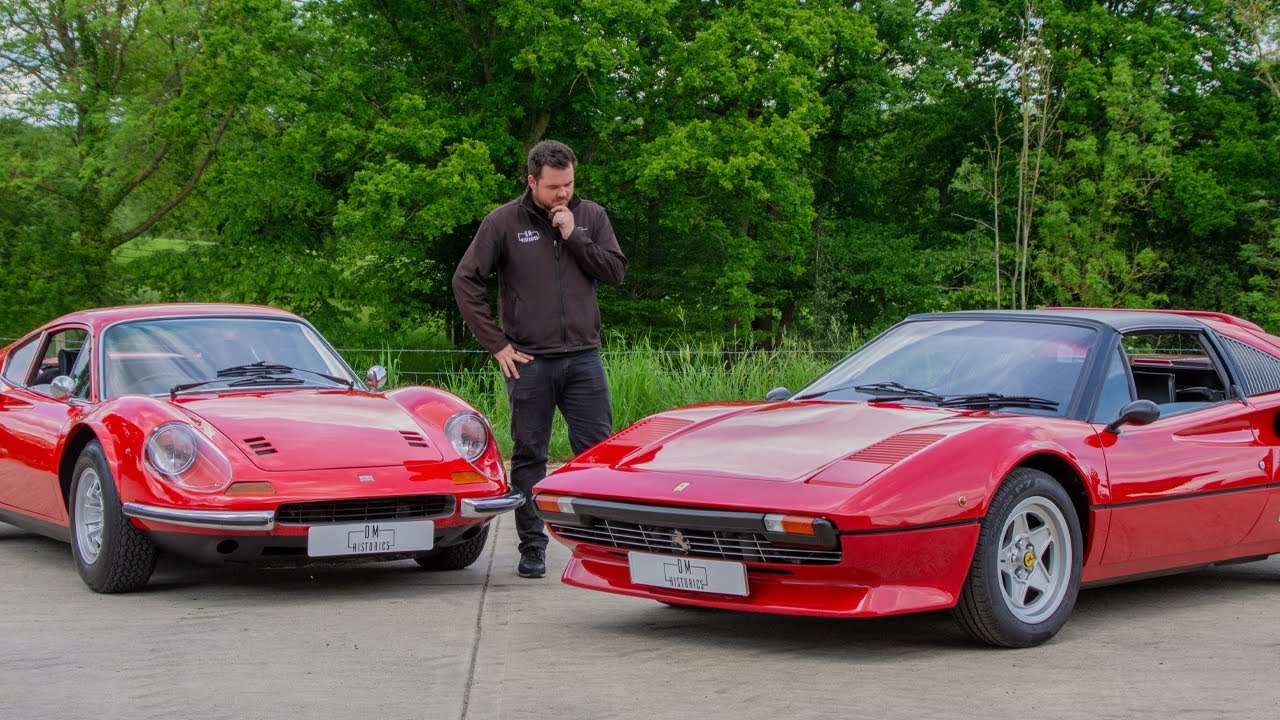 Ferrari 308 vs Dino 246 GT - YouTube