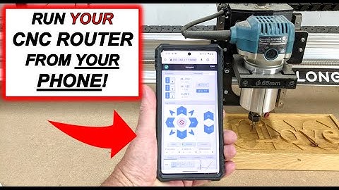 Run Your CNC Router REMOTELY... From Your PHONE!! - No Game Controller Needed