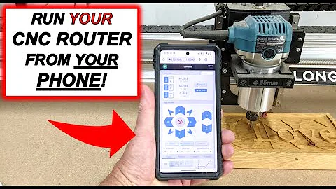 Run Your CNC Router REMOTELY... From Your PHONE!! - No Game Controller Needed