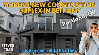 Live in One Rent One New Construction Duplex in Portland OR Bethany Neighborhood