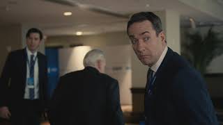 Logan doesn't want Greg to asks if he's going to the bathroom | Succession Season 3, Episode 5