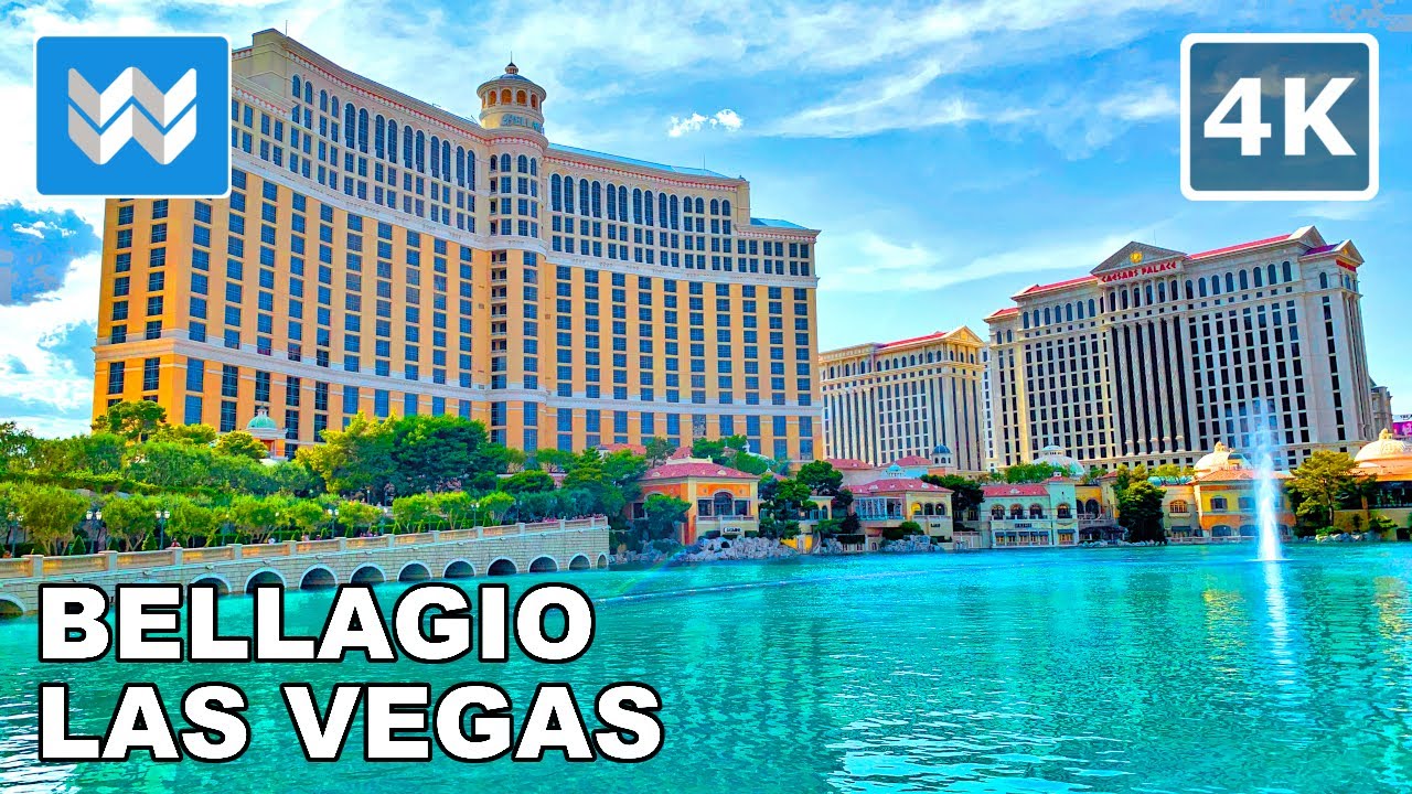 4K HDR] Bellagio Las Vegas Walkthrough and Room Tour 