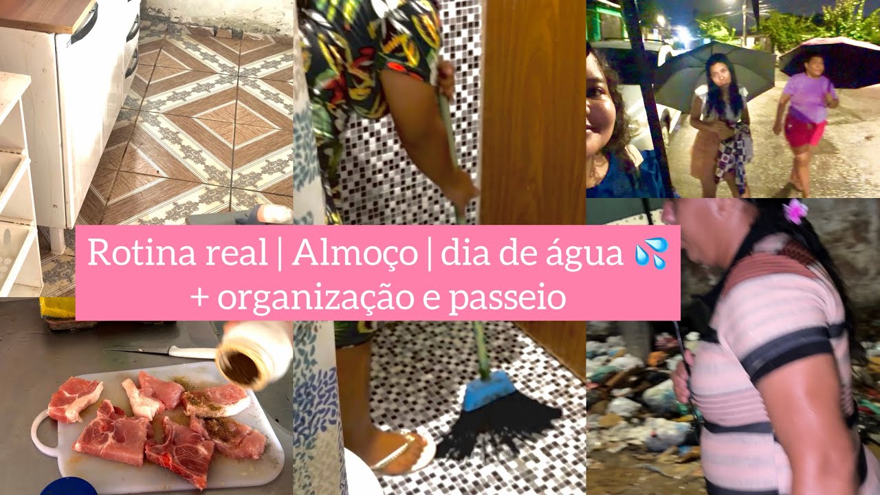 VLOG MINHA ROTINA REAL | CHEGOU ÁGUA 💦 | ORGANIZEI A CASA + MINI PASSEIO 
