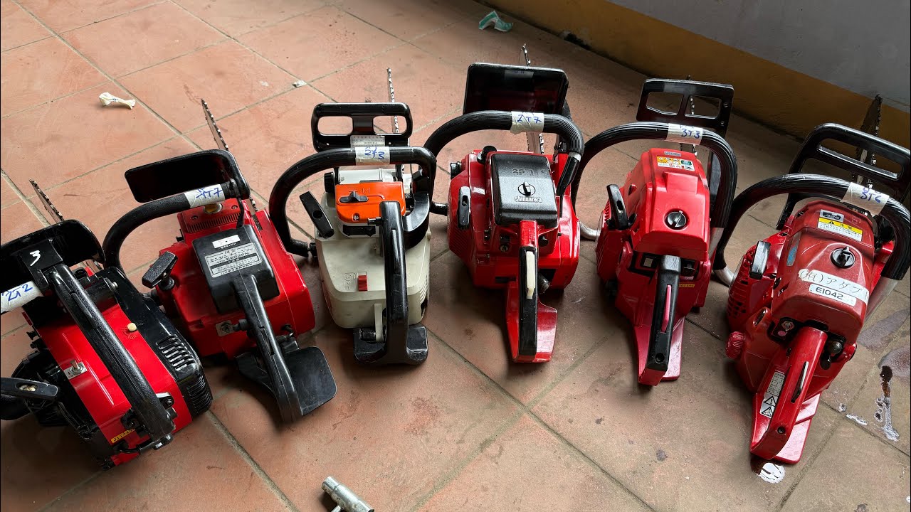 20-2 Lô A máy cưa xích nhật bãi shindaiwa stihl shingu tanaka makita hàng lựa đẹp giá rẻ 