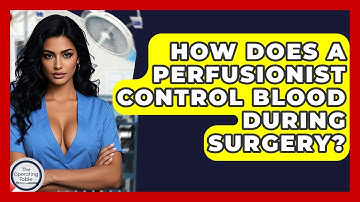 How Does A Perfusionist Control Blood During Surgery? - The Operating Table