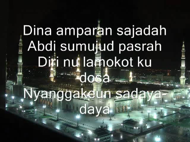 Not angka lagu Amparan Sajadah Darso