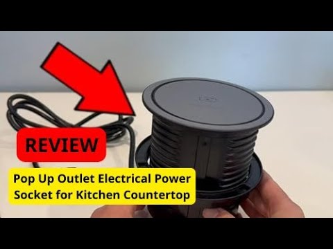 Pop Up Outlet Electrical Power Socket for Kitchen Countertop REVIEW