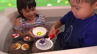 すくっていれてアンパンマン 金魚すくい みたいな おもちゃ Anpanman  toys