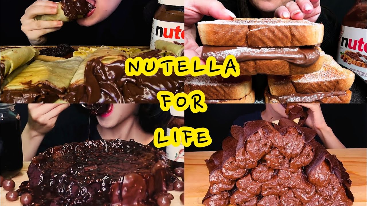 NUTELLA FOR LIFE | PART 2 | BEST ASMR | BEST COMPILATION | EATING SOUNDS