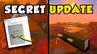 SECRET MINECRAFT UPDATES? | NEW Dapple Forest & Straw bed update! | Minecraft NEWS and more!