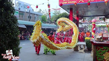 Múa Lân Đông Sơn Đường và những cô gái "Đáng Yêu" cúng Chùa Bà Bình Dương 2020