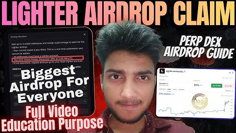 Lighter Airdrop Claim | Perp Dex Airdrop Guide By XYZ Crypto 