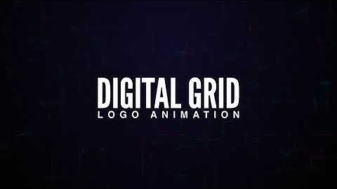 Digital Grid Logo Animation| VideoHive Templates | After Effects Project Files