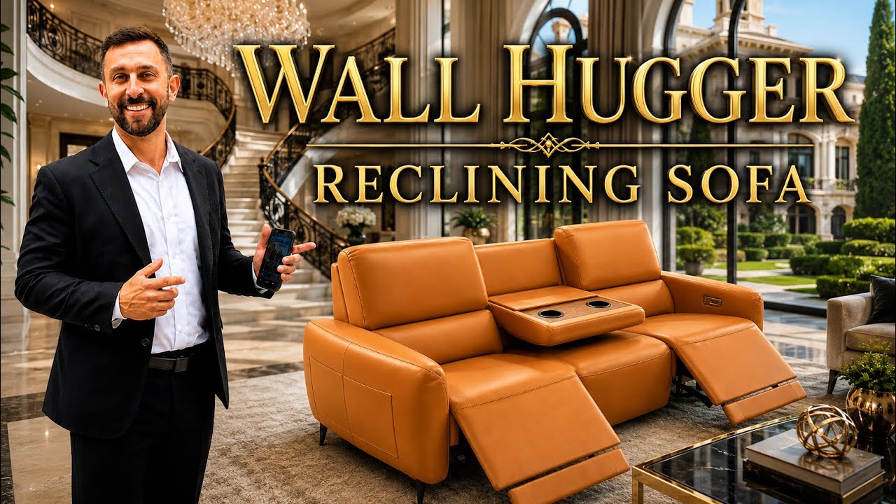 AlivingHome AeroStretch Power Zero Wall Hugger Recliner Sofa with Drop ...