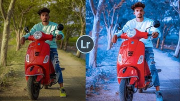 Moody Blue - Lightroom Mobile Preset | Lightroom Photo Editing Background Colour Change