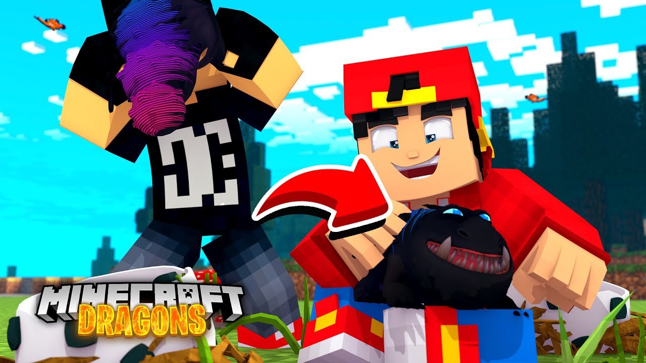 Minecraft DRAGONS - TWINS!! 