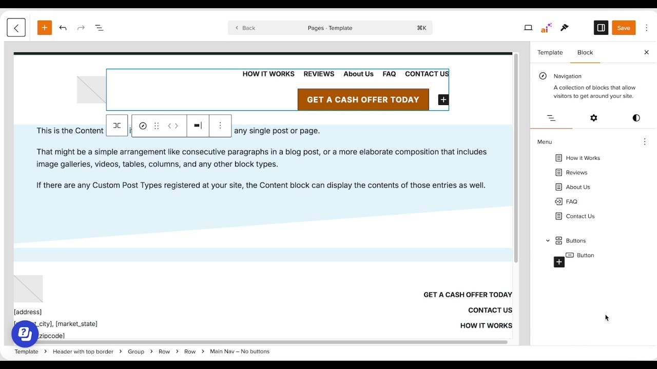 Carrot Editor: How to customize your header and footer