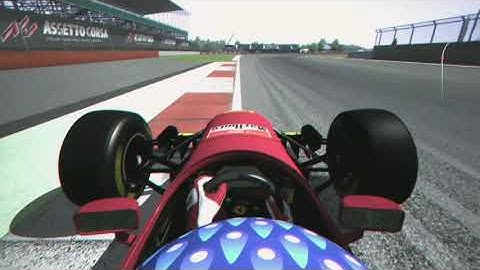 Best lap with Ferrari 412 T2 at Silverstone | Assetto Corsa Realistic Onboard