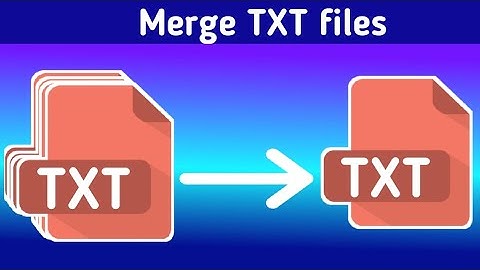 How to merge TXT | Tovinov Digital Works