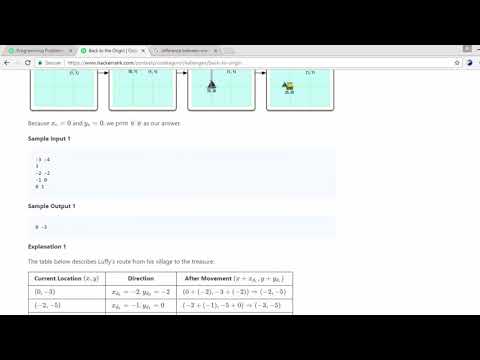 HackerRank CodeAgon Back To Origin Problem