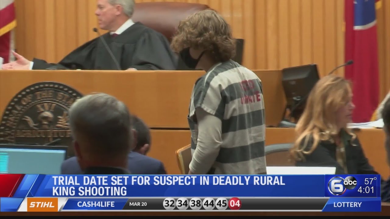Trial date set for suspect in deadly Rural King shooting - YouTube