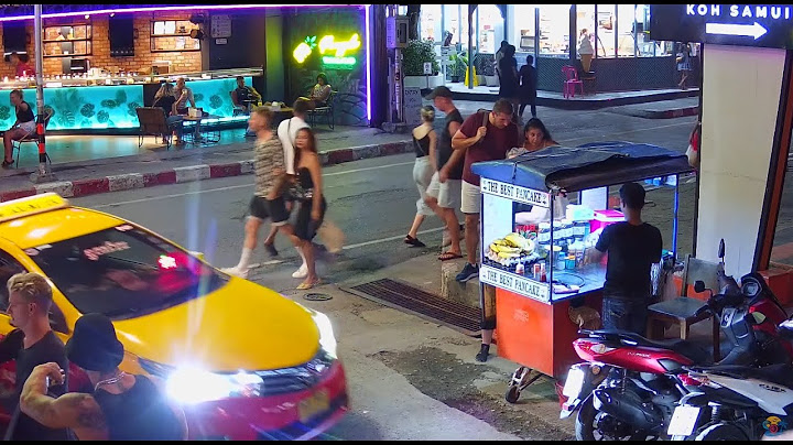 🔴 Famous "The Best Pancake Man" | Chaweng | Koh Samui | Thailand | Live Street Webcam